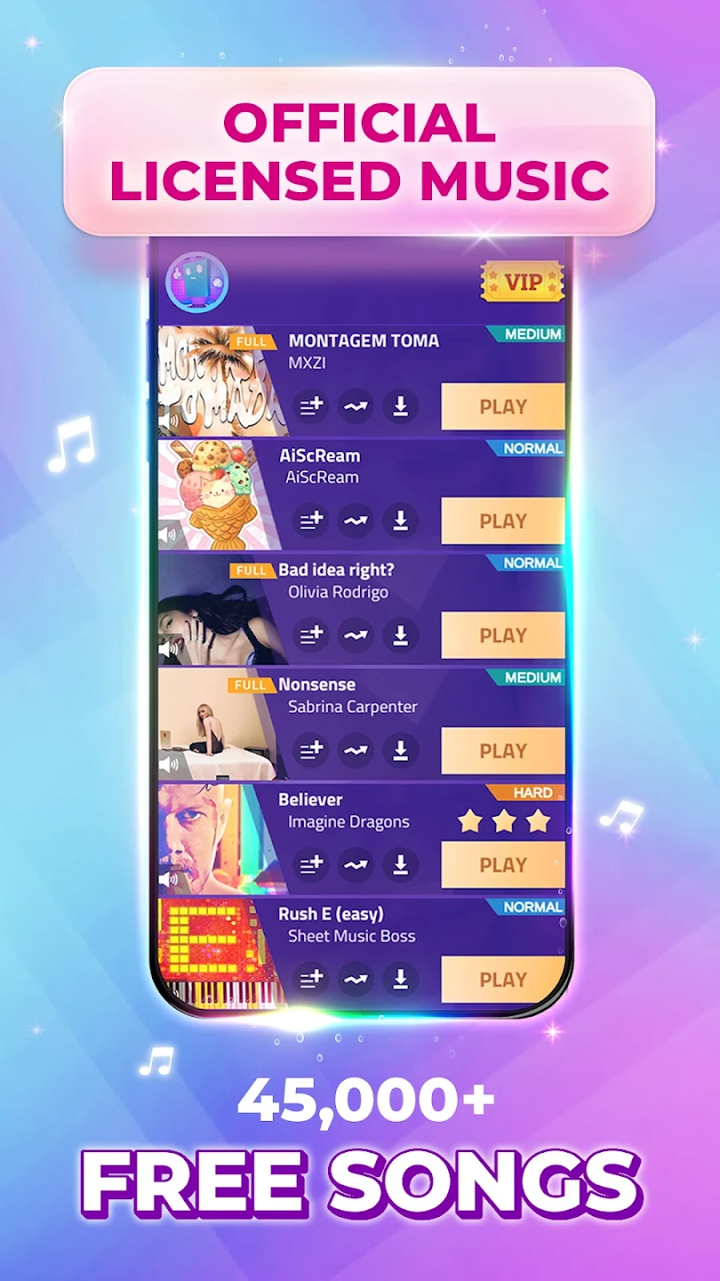 Magic Tiles 3 gameplay on mobile