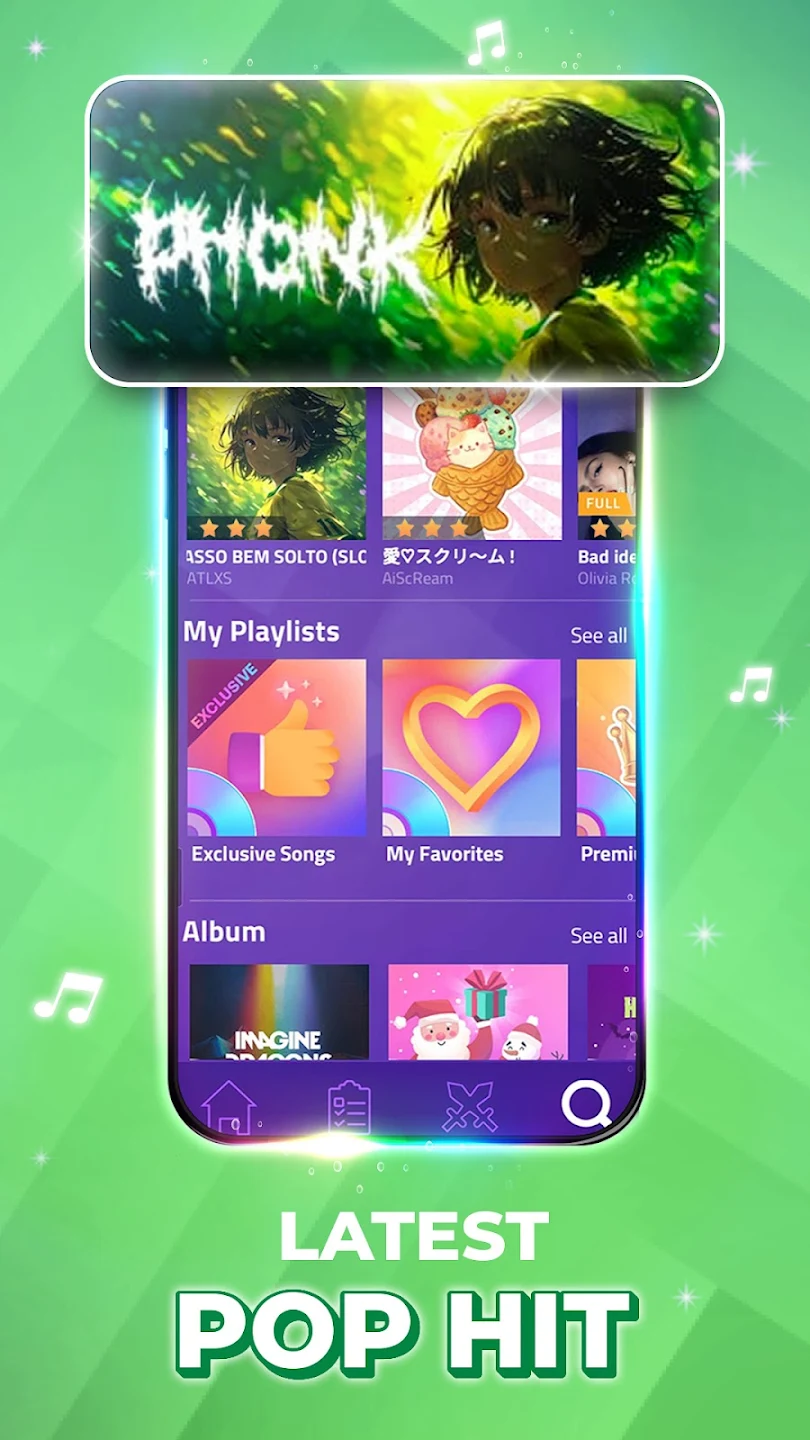 Magic Tiles 3 song selection